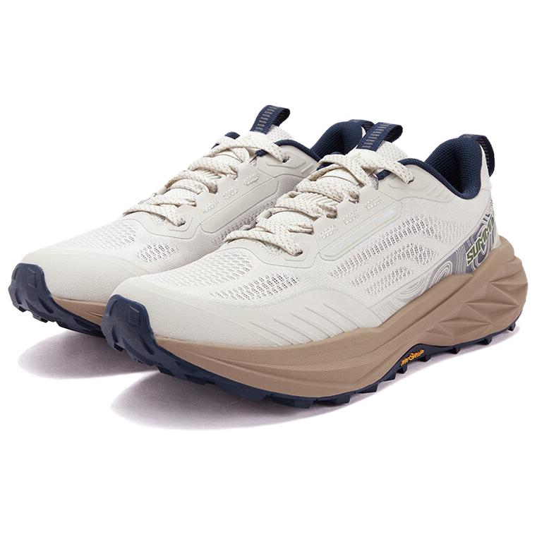 361° Yushan 3 Mountaineering & Hiking Shoes Men’s Low Top Oat Milk/Classic Brown Gray