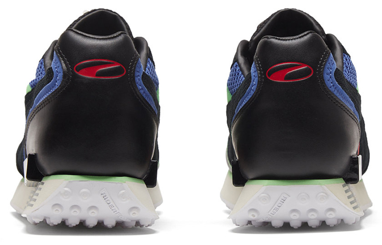 Кроссовки PUMA Future Rider King (черно-зелено-красно-синие) — Чёрный / зелёный / красный / синий — фото 5