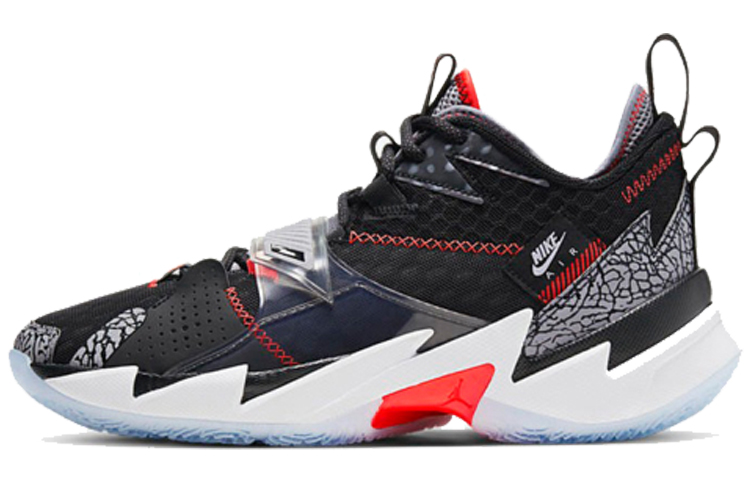 Мужские кроссовки Jordan Why Not Zer0.3 PF (черные)
