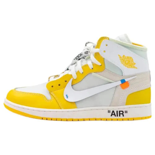 Jordan 1 Retro High Off White Canary Yellow