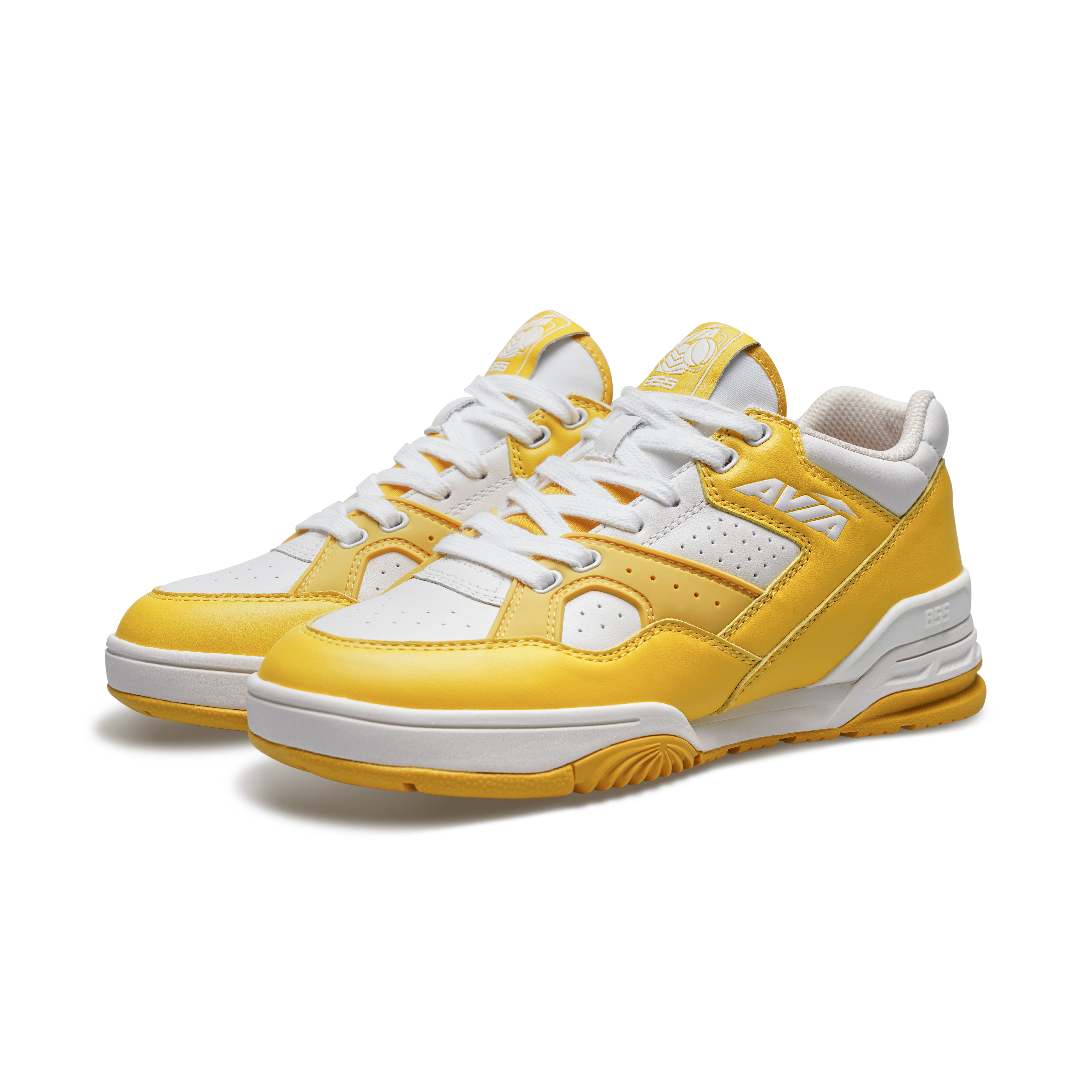 AVIA 855L Low top Lightweight Vintage Basketball Shoes Women’s Bright White Yellow