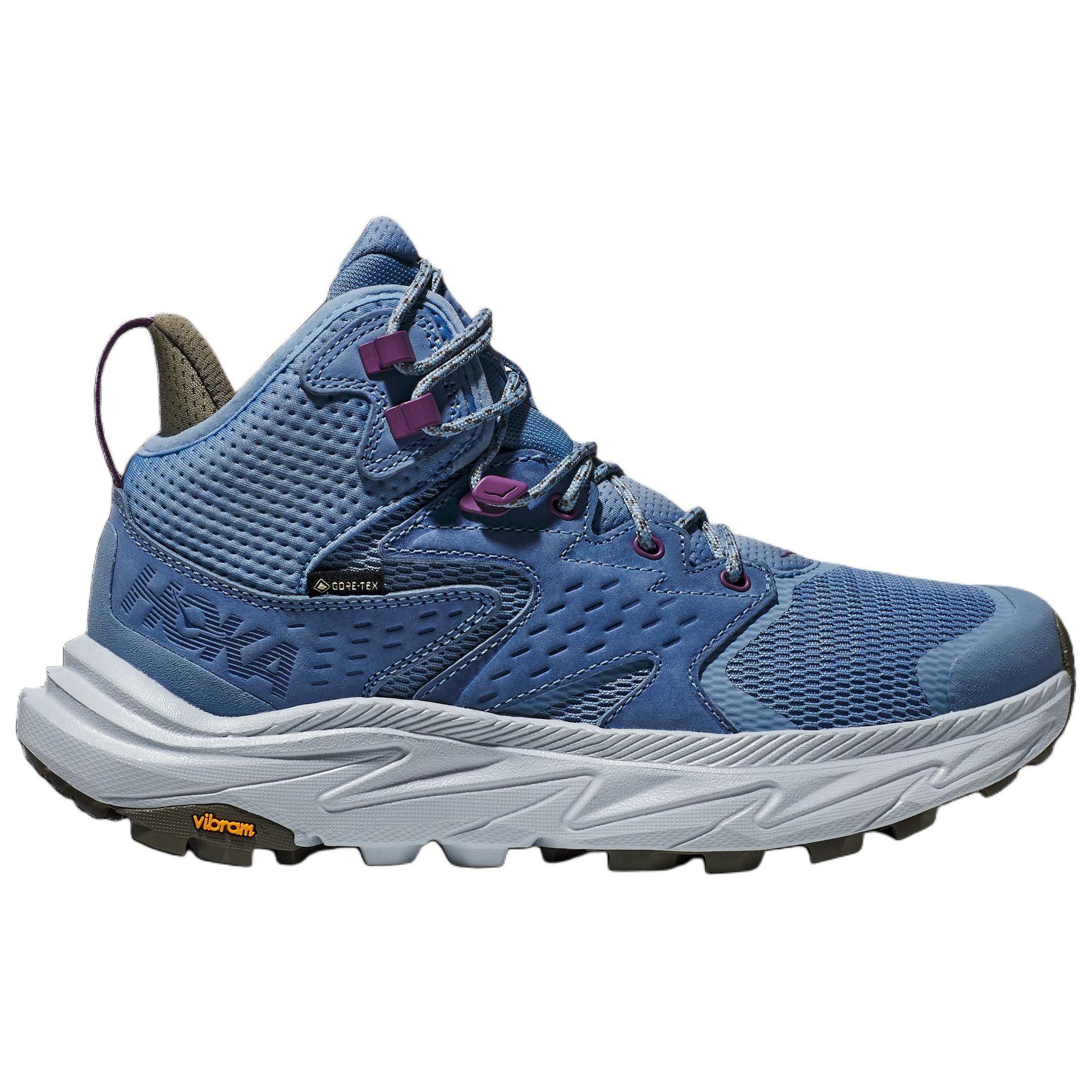 HOKA ONE ONE Anacapa 2 Slip Resistant Abrasion Resistant Mid top Hiking Shoes Women’s Blue