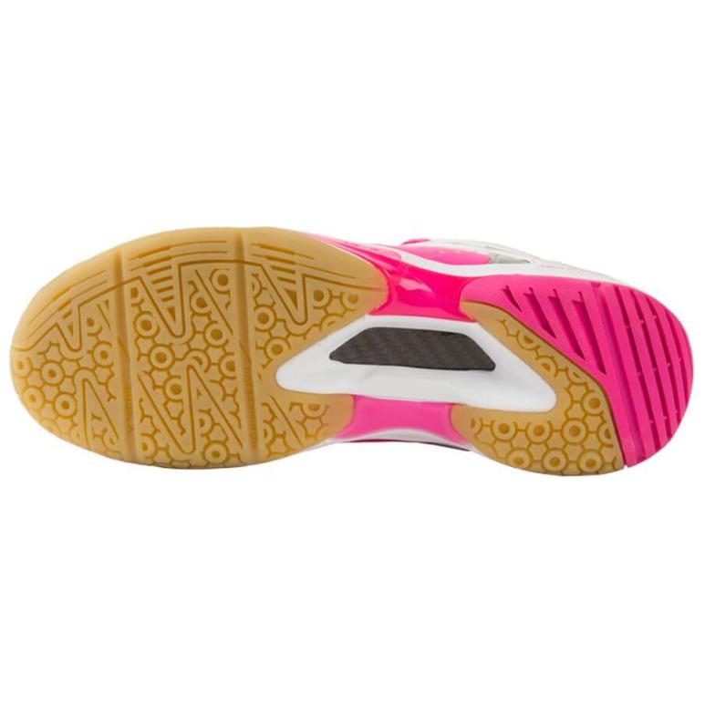 VICTOR Cushioning Breathable Low top Badminton Shoes Unisex Pink White