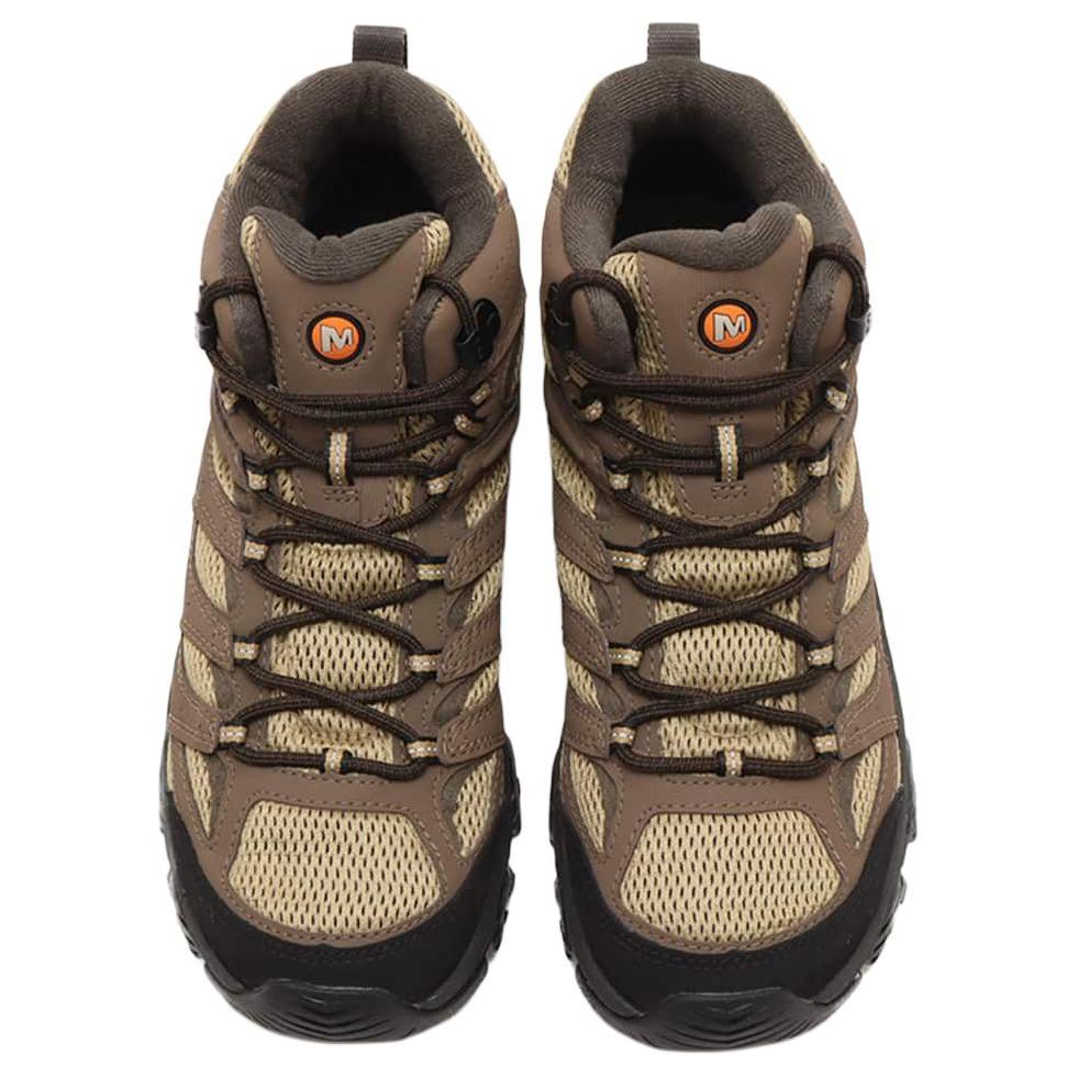 MERRELL MOAB 3 Slip Resistant Abrasion Resistant Mid top Mountaineering Shoes Men’s Brown