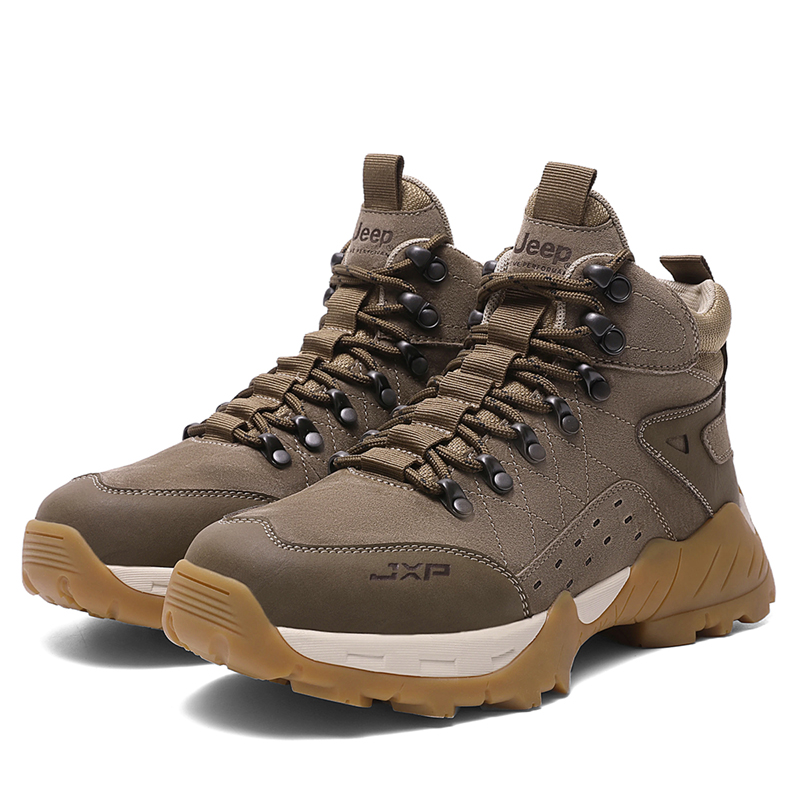 Jeep Comfortable High top Hiking Shoes Men’s Khaki