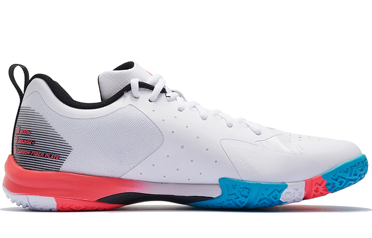Li Ning Sprint SE Textile, Synthetic Leather, TPU Abrasion Resistant Support Rebound Low top Badminton Shoes Unisex