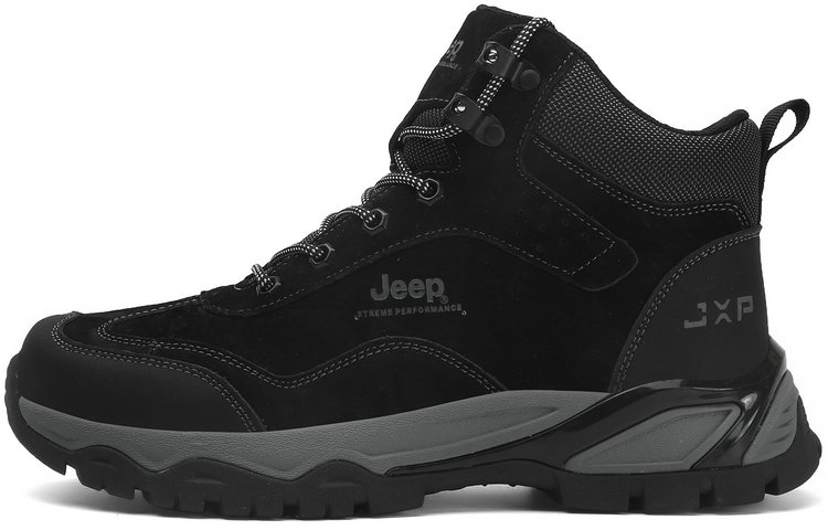 Jeep Mid top Outdoor Shoes Men’s Black