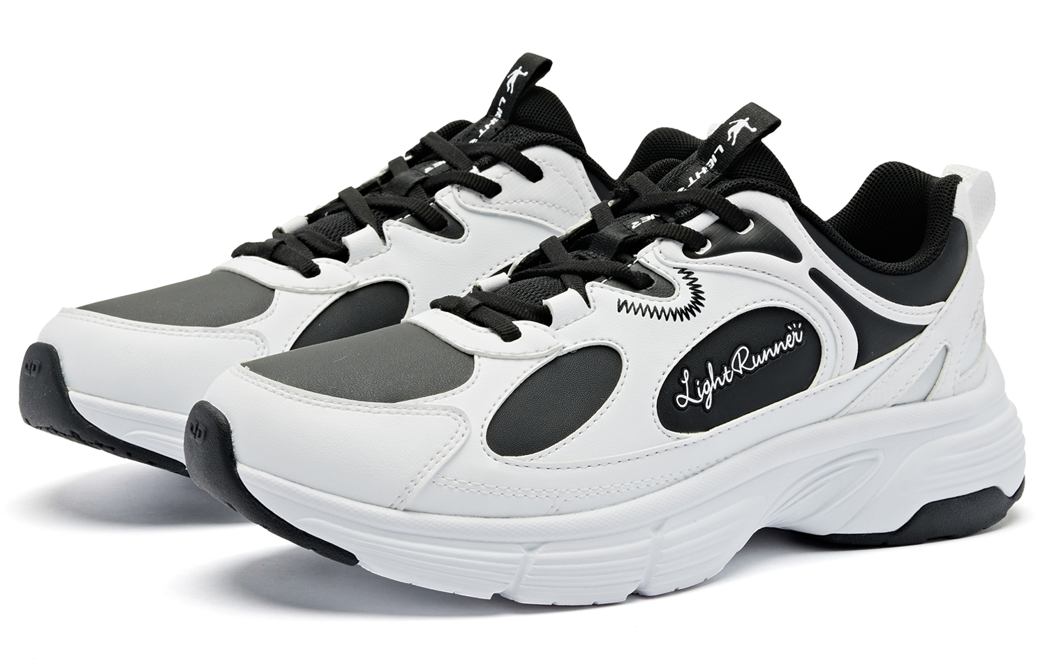 QIAODAN Cushioning Lightweight Low top Training Shoes Women’s White Black