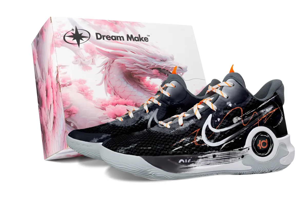 Nike KD Trey 5 IX Basketball Shoes Unisex Mid-top Black/White/Gray
