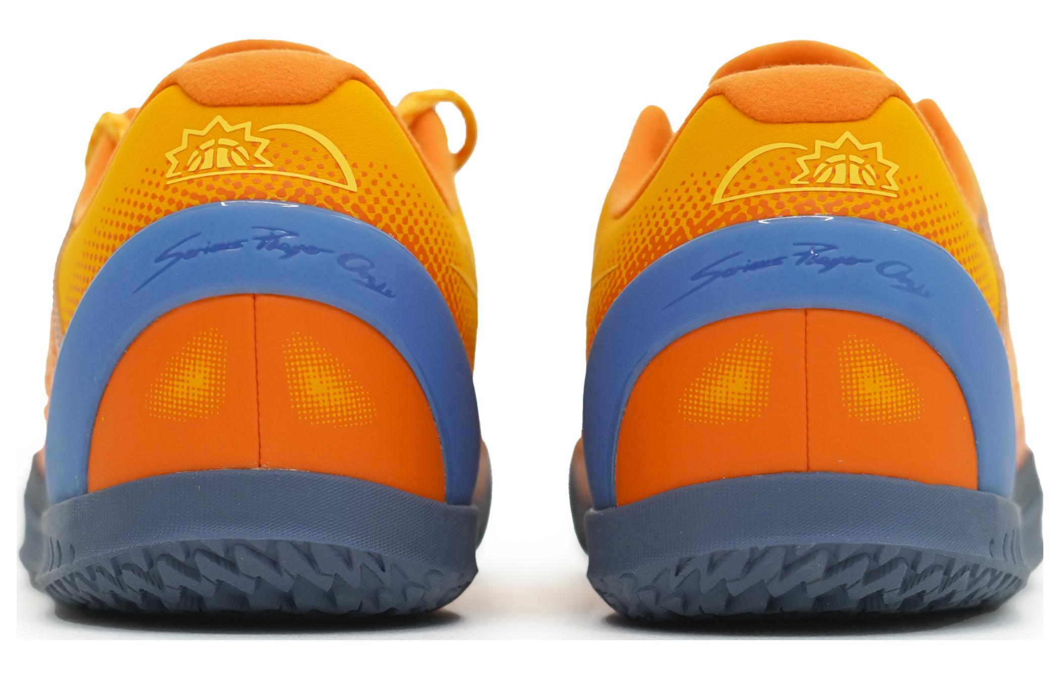 Serious Player Only Low top Basketball Shoes Men's Orange Blue