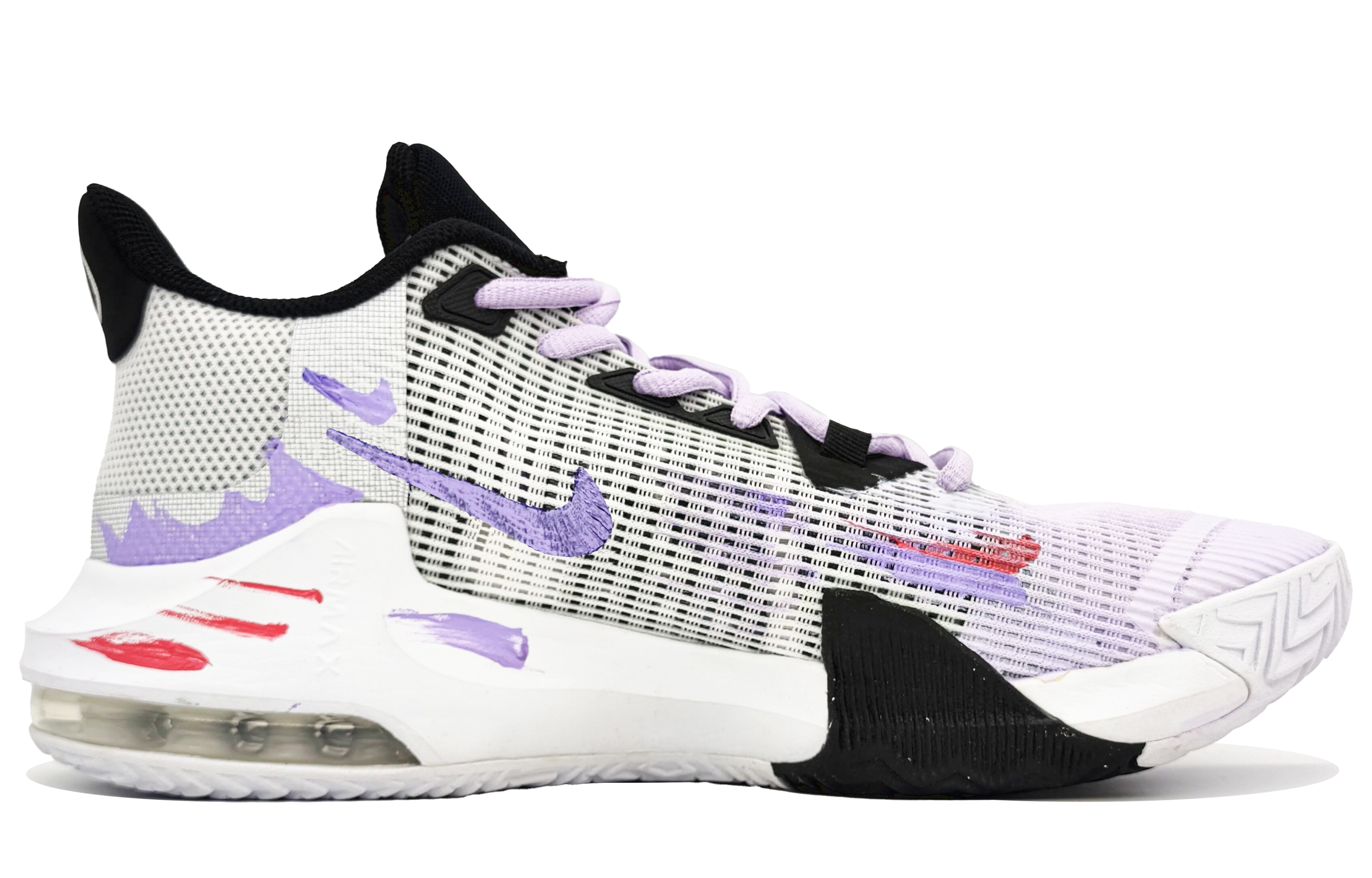 Nike Air Max Impact 3 Slip Resistant Low top Basketball Shoes Men’s Romantic Purple
