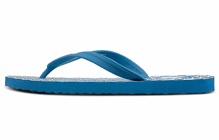Vans Checkerboard No Special Function Flip Flops Unisex White Blue