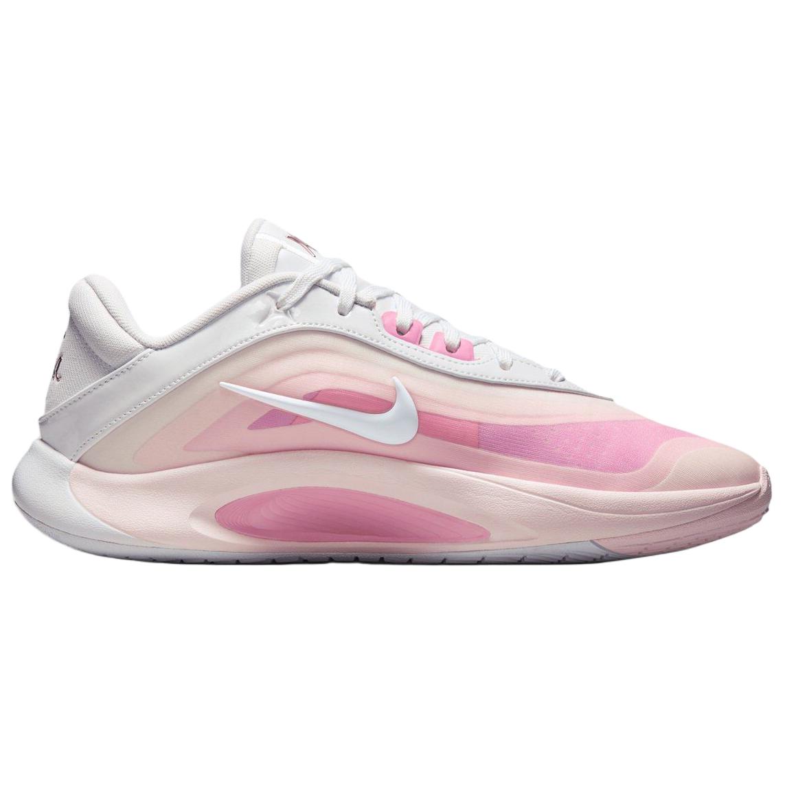 Nike A’One Breathable Grip Basketball Shoes Unisex Pink White