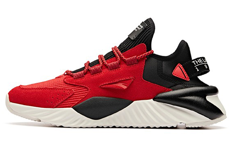 Anta Unruly Series Low top Running Shoes Men's Red Black White