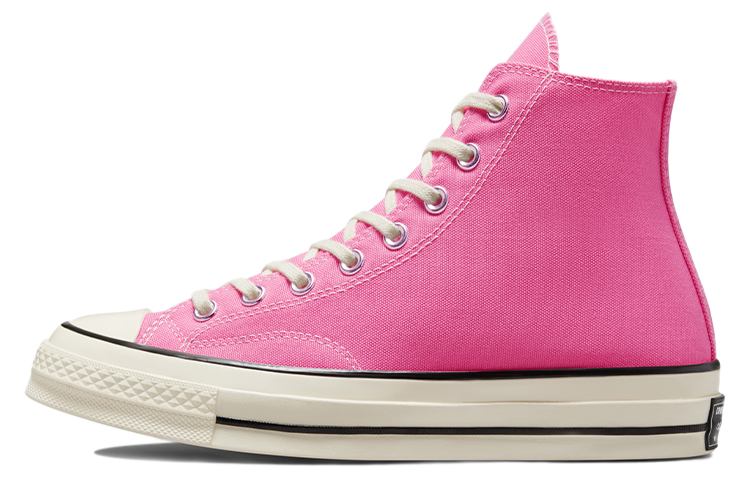 Converse 1970s Chuck Taylor All Star trendy high-top canvas shoes for men and women, neon pink