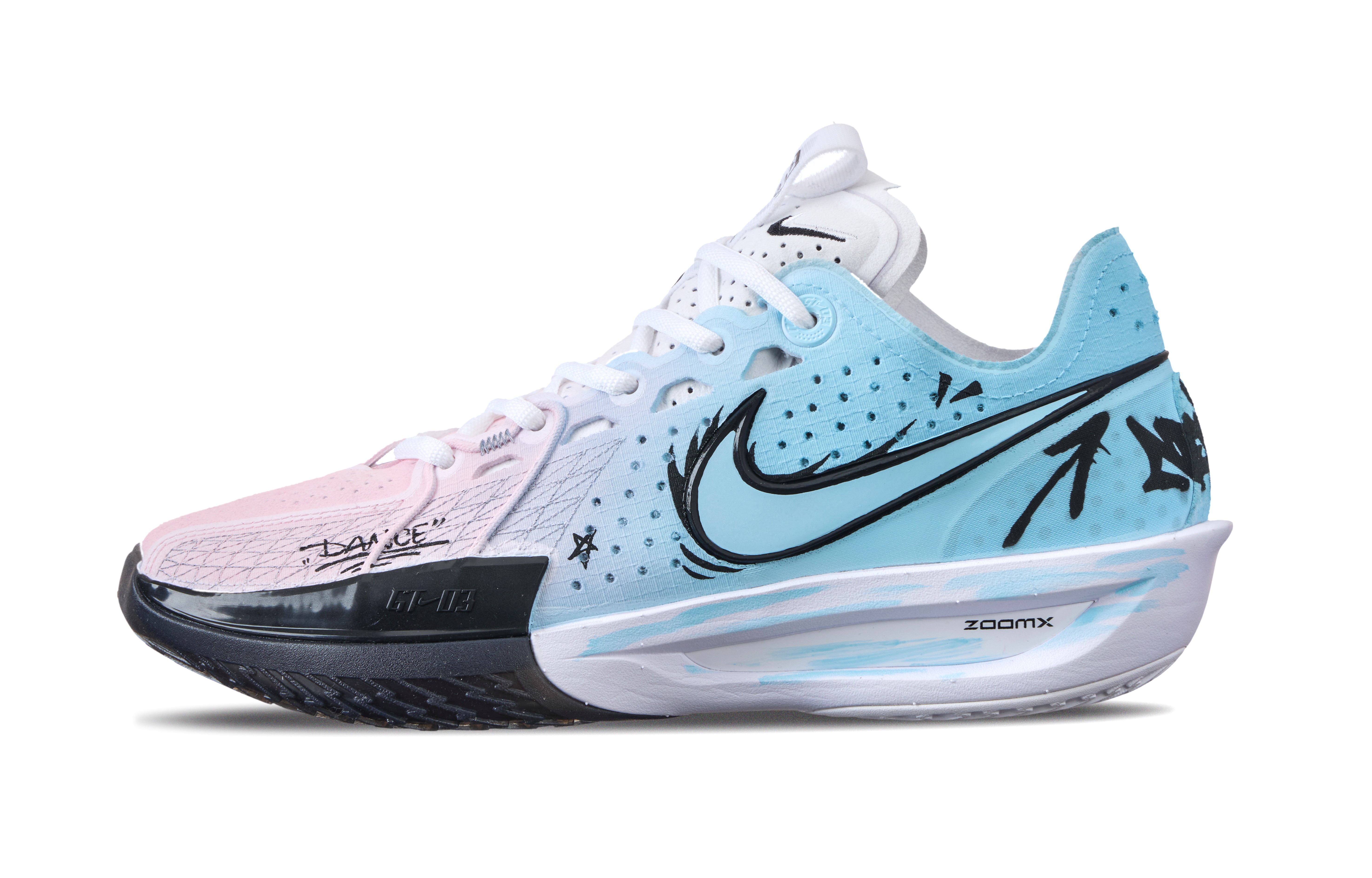 Nike Air Zoom G.T.Cut 3 Deep Sea Star Mesh Cushioning Abrasion Resistant Support Low top Basketball Shoes Unisex