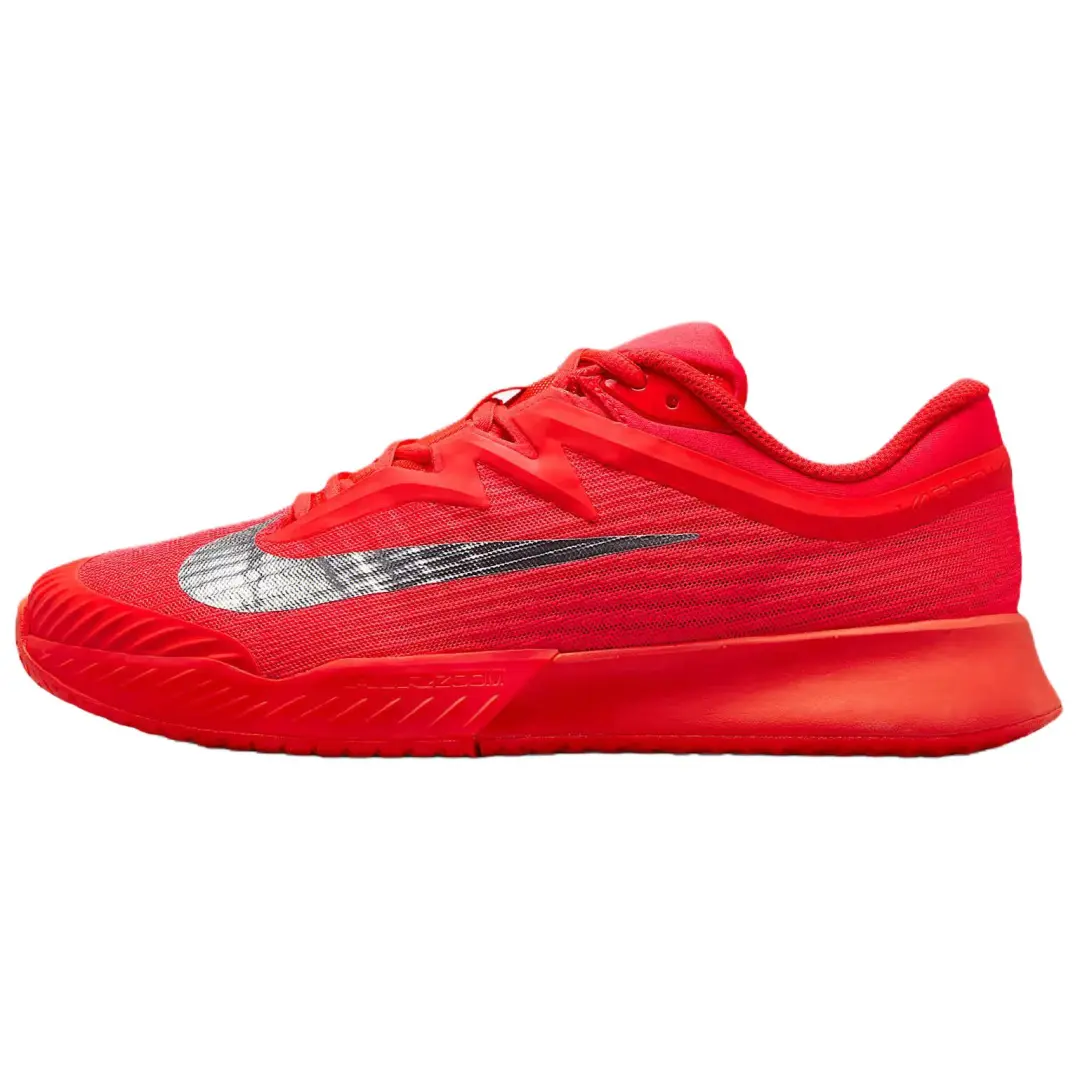 Nike Vapor Pro 3 Breathable Low top Tennis Shoes Women's Red Silver
