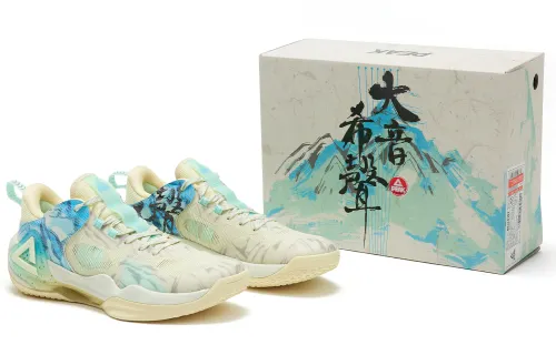 PEAK Sonic Boom 2.0 The Greatest Sound Is That Which Is Heard Without. Cushioning Breathable Low top Basketball Shoes