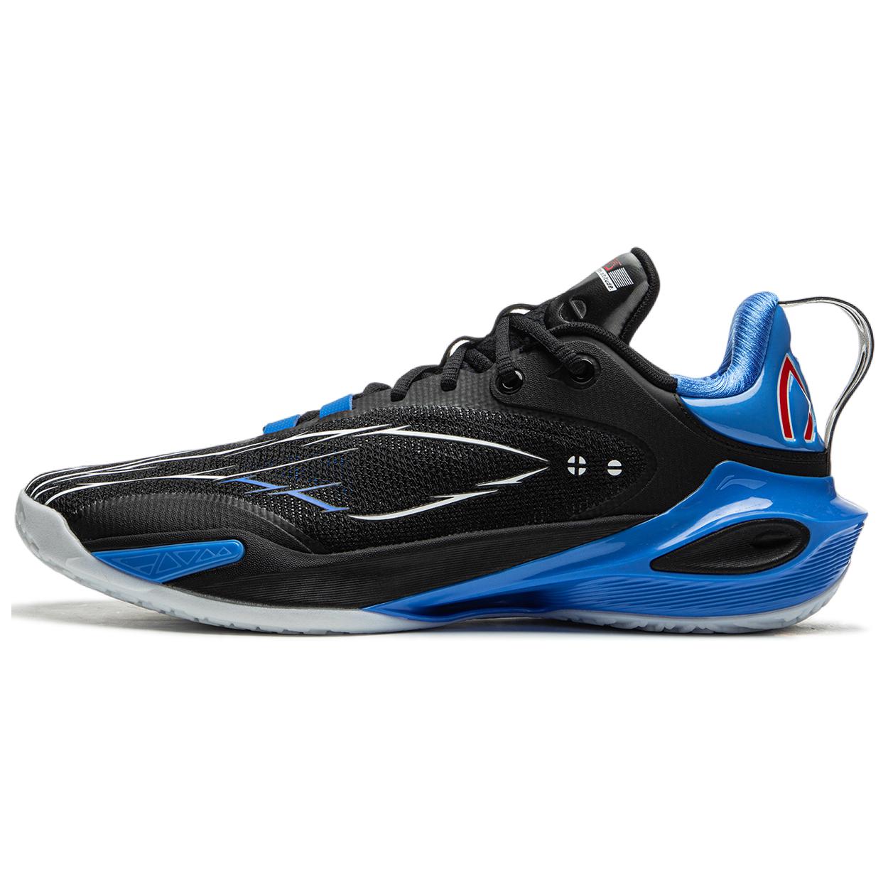 Li Ning Speed 11 Textile, TPU Low top Basketball Shoes Men’s Blue Black