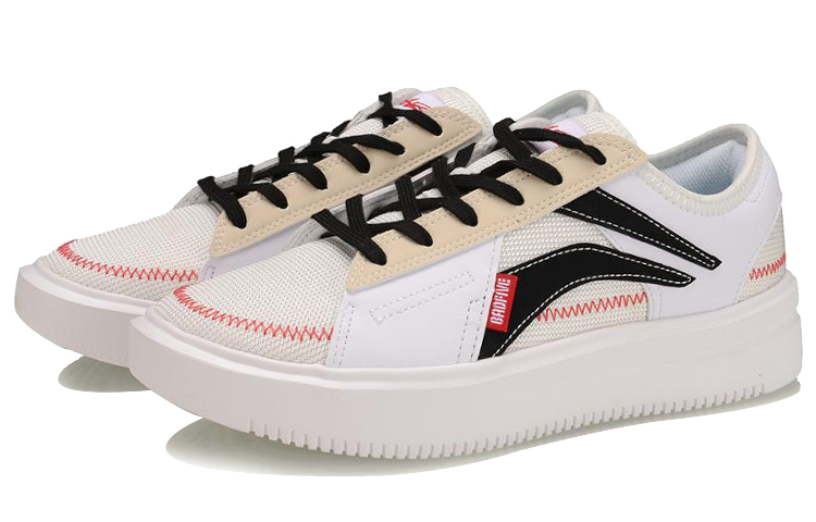 Li Ning Badfive The Rebel Casual Low top Basketball Shoes Women’s White Apricot