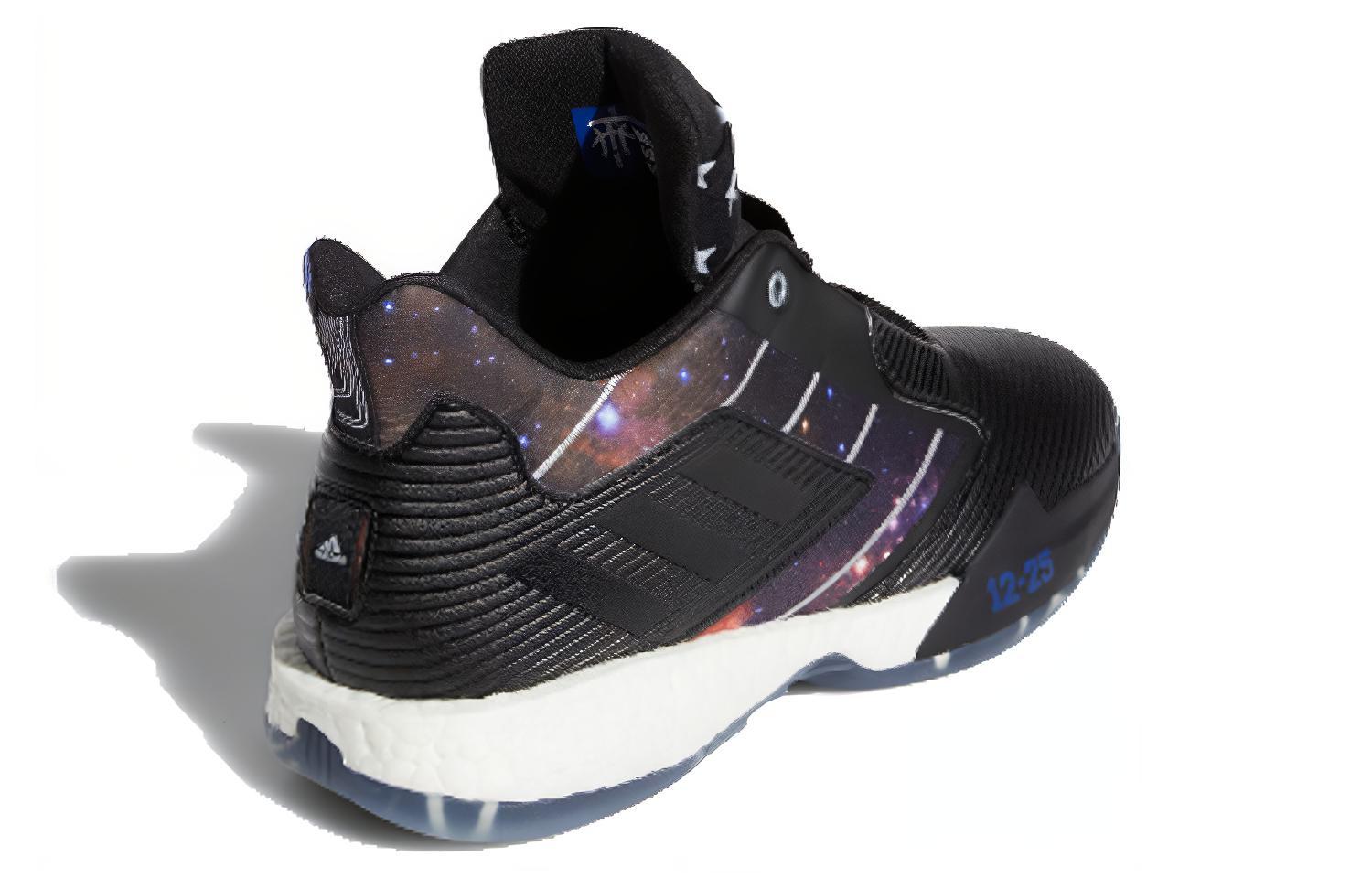 Мужские кроссовки adidas T mac Millennium 2 (черно-синие) — Чёрный / синий — фото 3