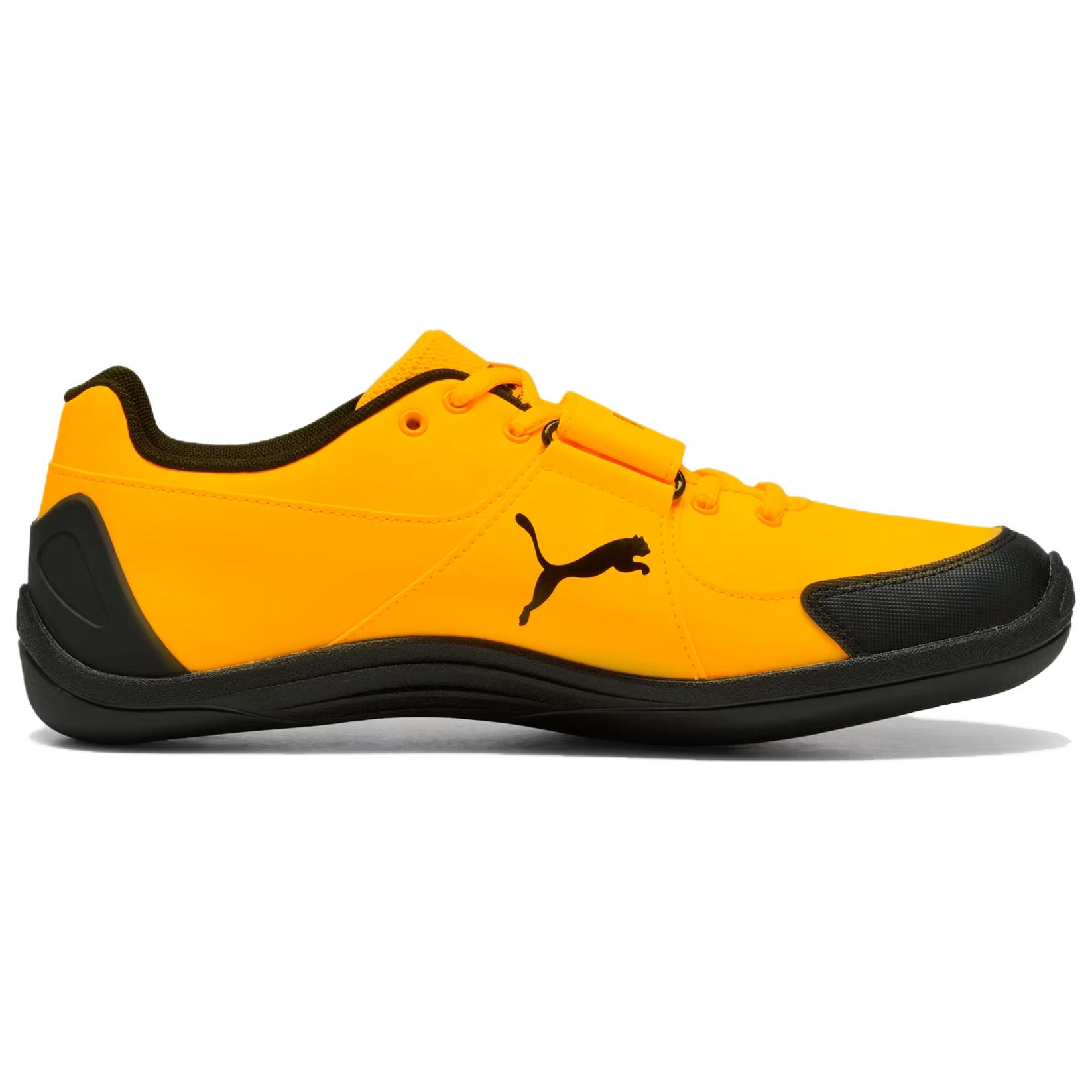PUMA EvoSPEED Throw Abrasion Resistant Low top Training Shoes Unisex Orange Yellow