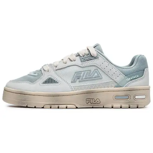FILA FUSION Teratach Low Cushioning Abrasion Resistant Low top Vintage Basketball Shoes Women's Fading Blue