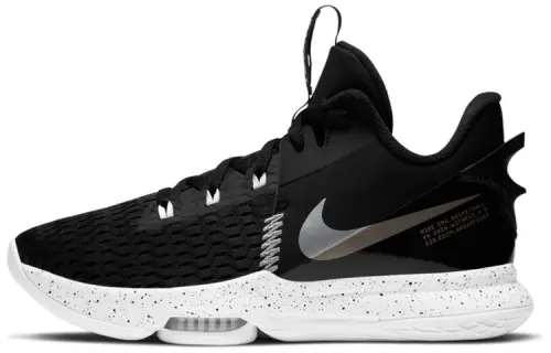 Nike LeBron Witness 5 Black Metallic Silver
