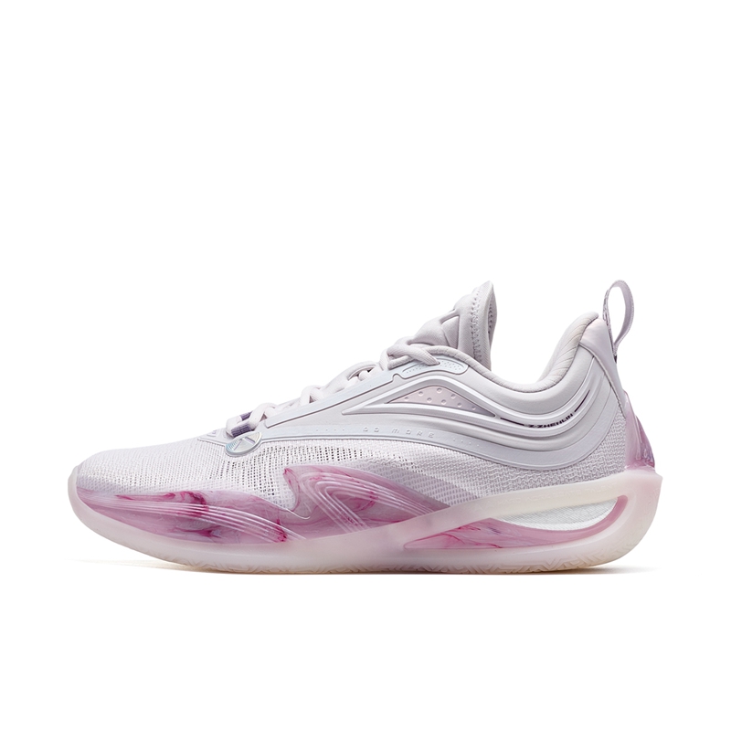 XTEP Zhang Zhenlin 1st Generation Basketball Shoes Men’s Low Top Miao Purple