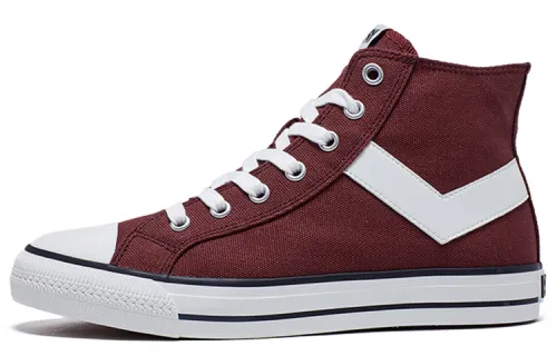 Pony Slip Resistant, Abrasion Resistant, Breathable, Lightweight, Balance Support, Coverage High top Canvas Shoes Men's