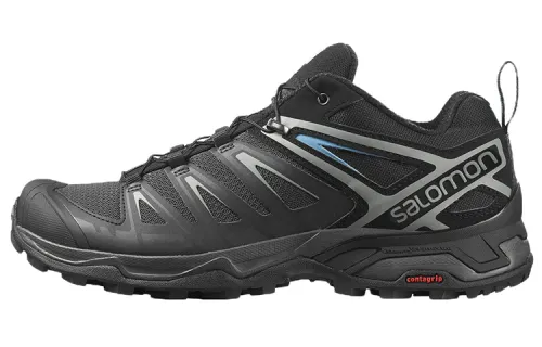 SALOMON X Ultra 3 Mountaineering & Hiking Shoes Men's Low Top Black