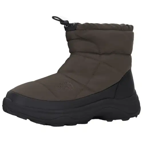 THE NORTH FACE BOOTIE Thermal Cushioning Short Snow Boots Men's Brown
