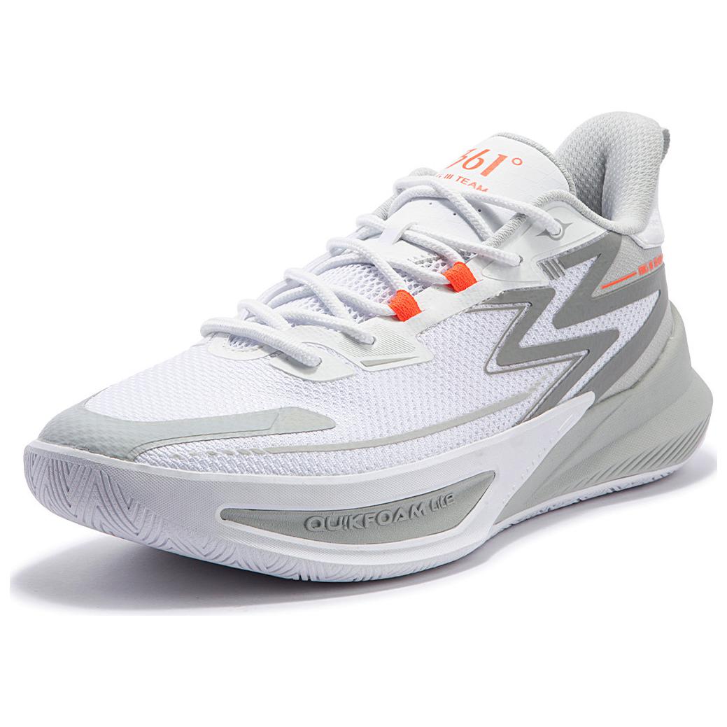 361° Big3 Team Big3 Team 2 Mesh Abrasion Resistant Low top Basketball Shoes Men’s White Gray