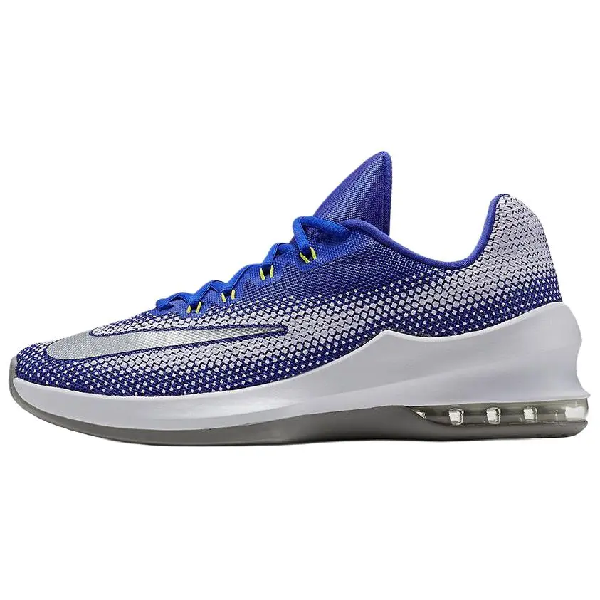 Nike Air Max Infuriate Support Low top Basketball Shoes Men's Blue