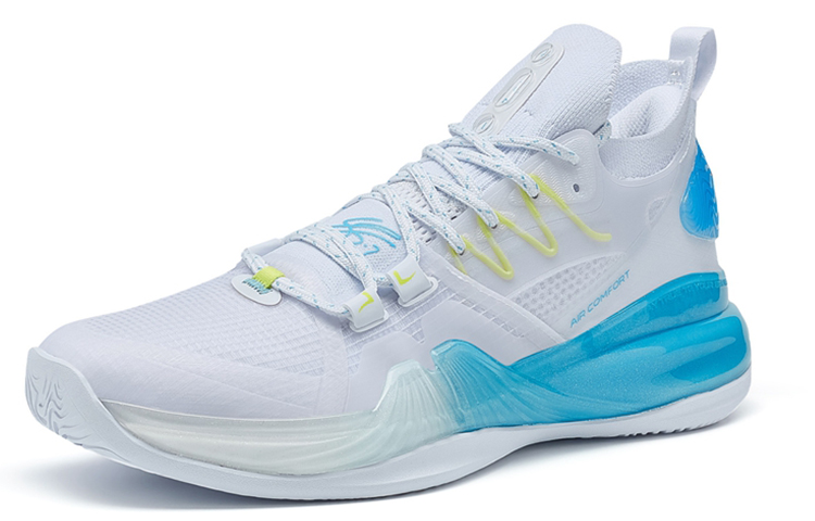 XTEP Jeremy Lin 2 Jlin 2 Textile, TPU Slip Resistant Abrasion Resistant Coverage Support Mid top Basketball Shoes Men’s