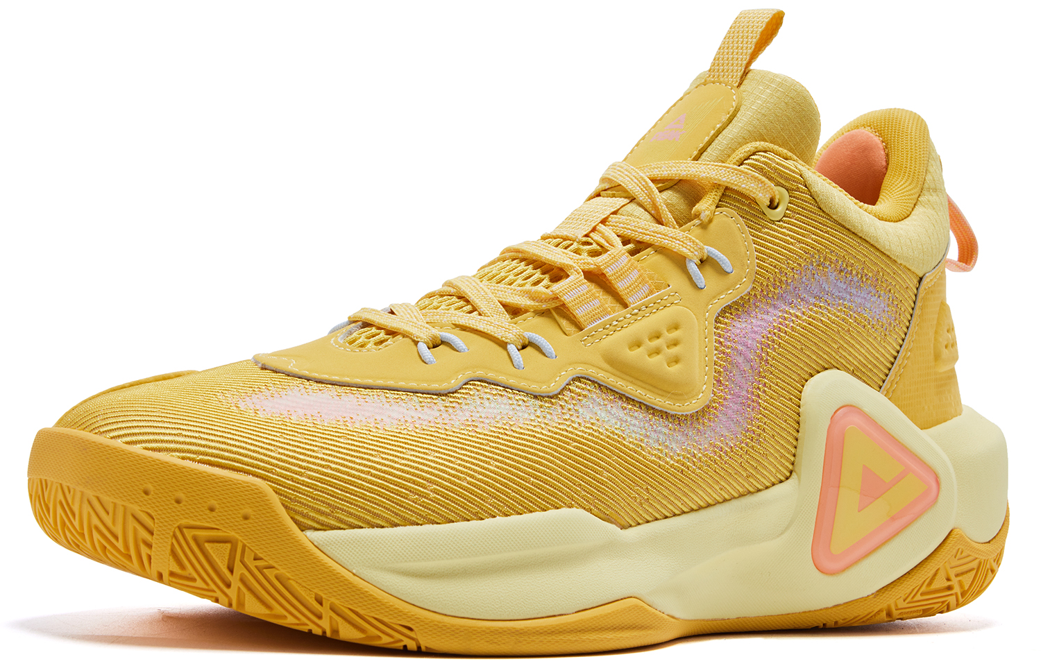 PEAK Sonic Boom 1.5 Textile, Synthetic Leather Cushioning Slip Resistant Abrasion Resistant Low top Basketball Shoes