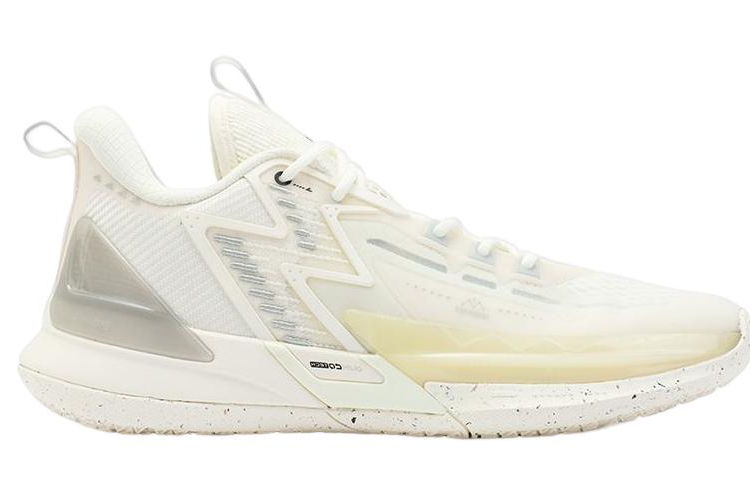 361° Big3 4.0 SWITCH M1RO Cushioning Slip Resistant Abrasion Resistant Low top Performance Basketball Shoes Men’s White