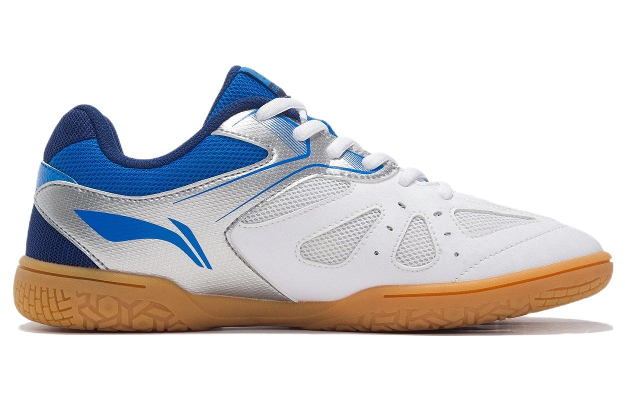 Li Ning Cushioning Slip Resistant Abrasion Resistant Low top Training Shoes Women’s White Blue