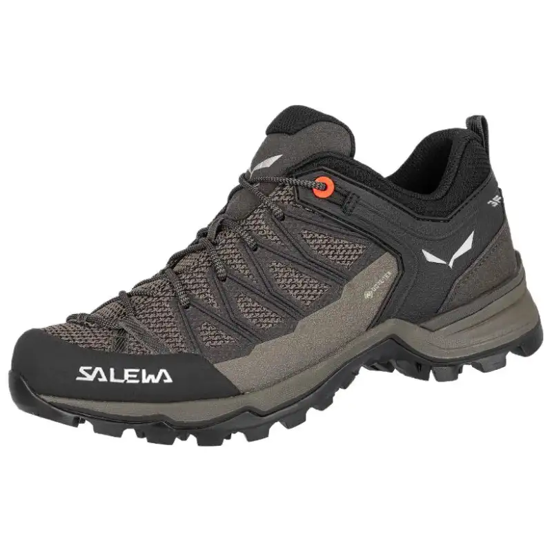 SALEWA Slip Resistant, Abrasion Resistant, Waterproof Low top Mountaineering Shoes Women's Brown Black