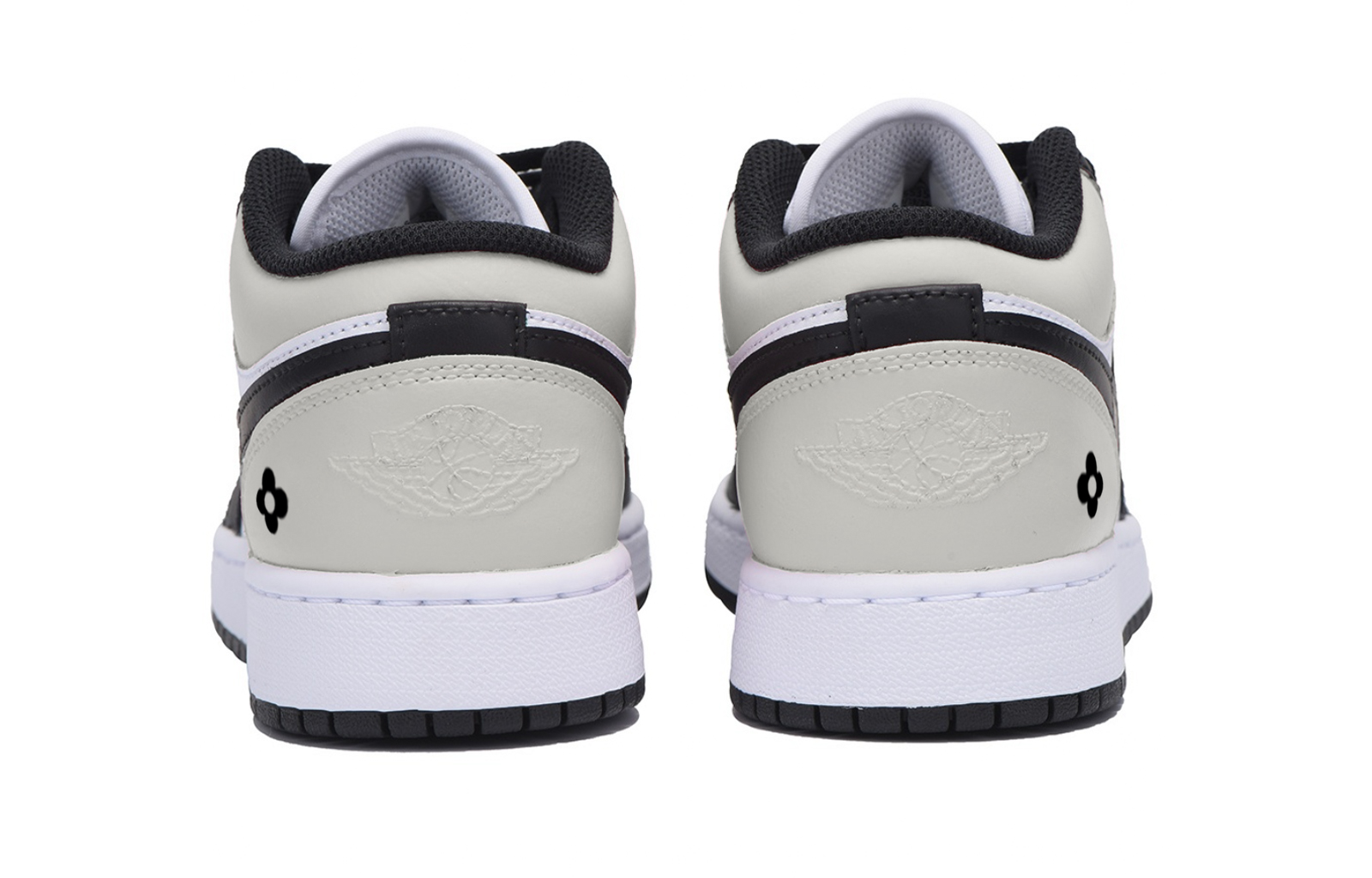 Jordan Air Jordan 1 Urban Chic Style Vintage Low top Vintage Basketball Shoes Men’s White Gray