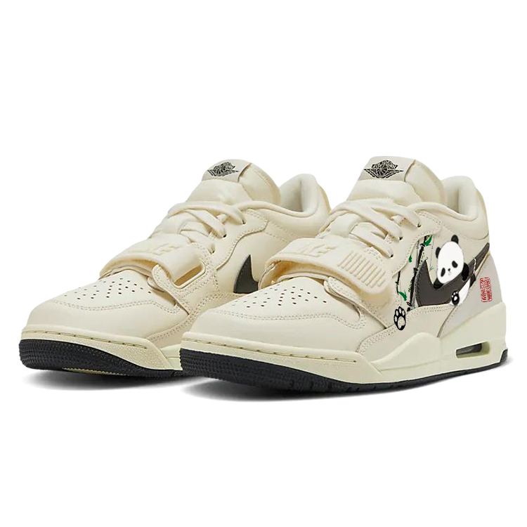 Jordan Legacy 312 Slip Resistant Abrasion Resistant Low top Vintage Basketball Shoes Women’s Beige Brown