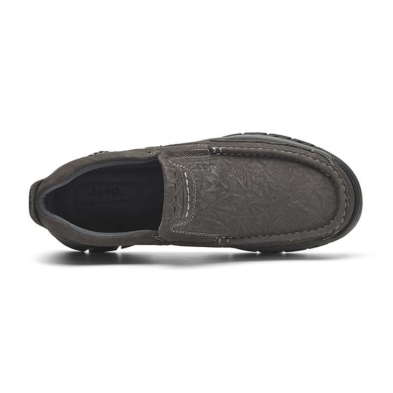 Jeep Top Grain Cow Leather Low top Mountaineering Hiking Shoes Men’s