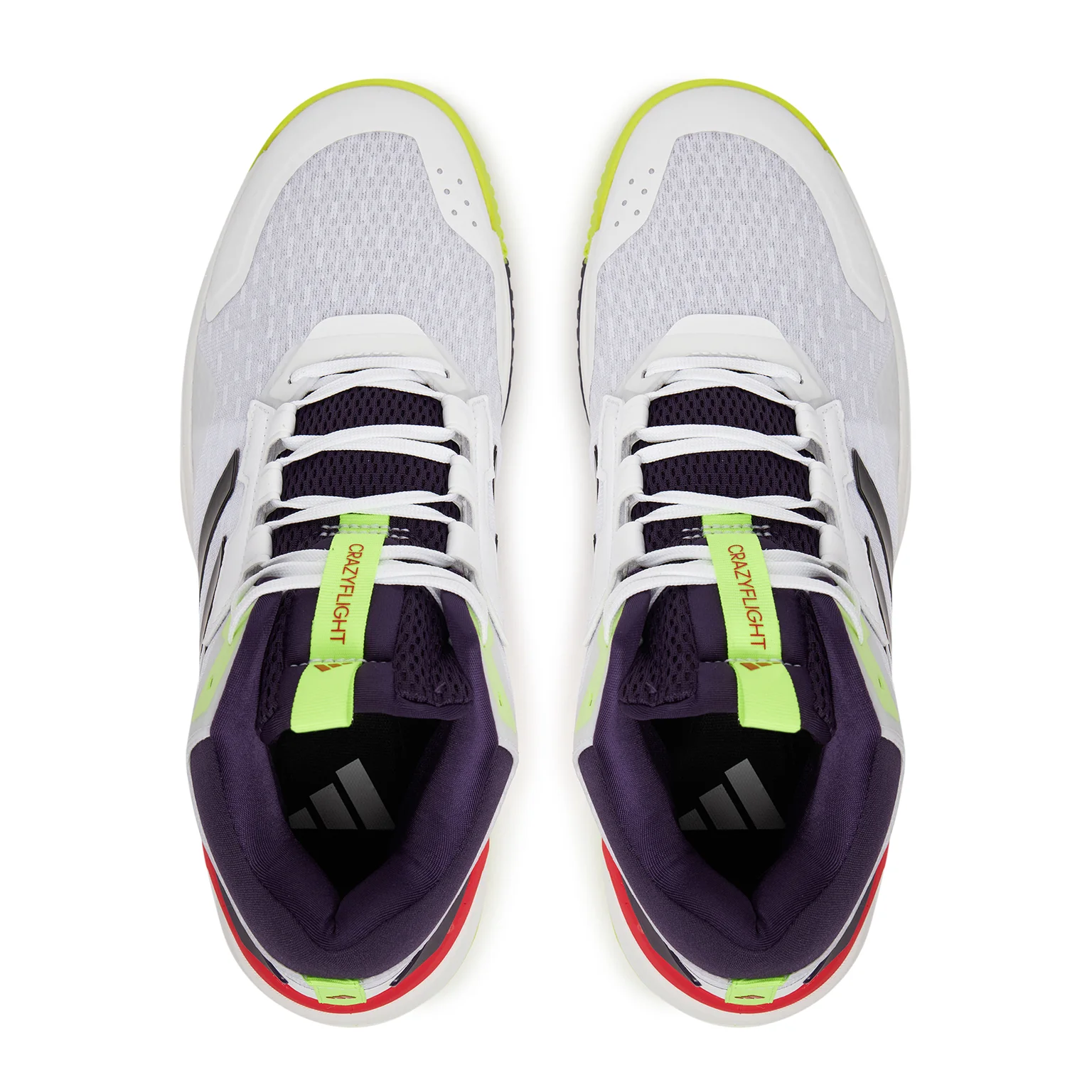 Crazyflight Adidas 6 Mid Indoor ‘White Aurora Metallic’
