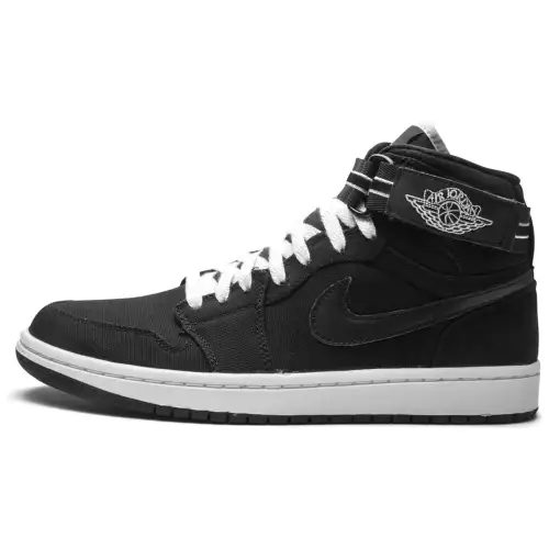 Jordan Air Jordan 1 Cushioning Slip Resistant High top Vintage Basketball Shoes Men's Black