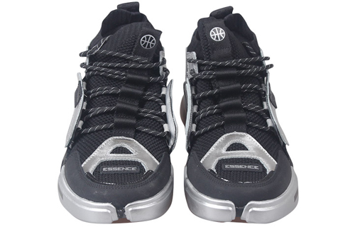 Li Ning Enlightenment Cushioning Slip Resistant Abrasion Resistant Low top Vintage Basketball Shoes Men’s Black