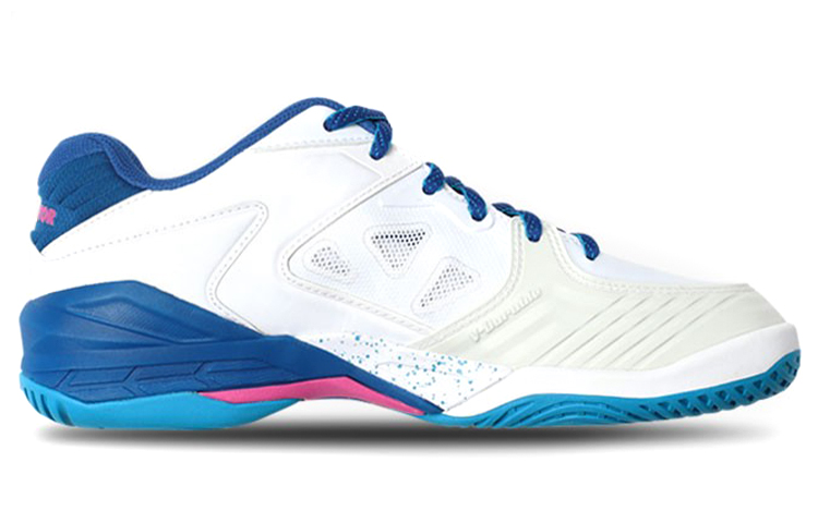 VICTOR 9200cHP Rubber Slip Resistant Cushioning, Wear Resistant Low top Badminton Shoes Unisex White Blue