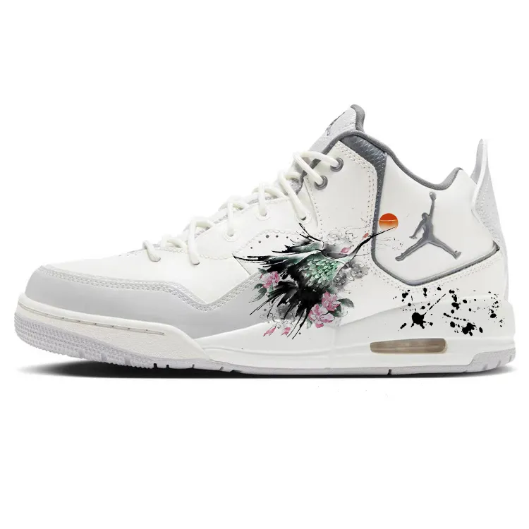 Jordan Courtside 23 Vintage Basketball Shoes Men's Mid Top White/Gray