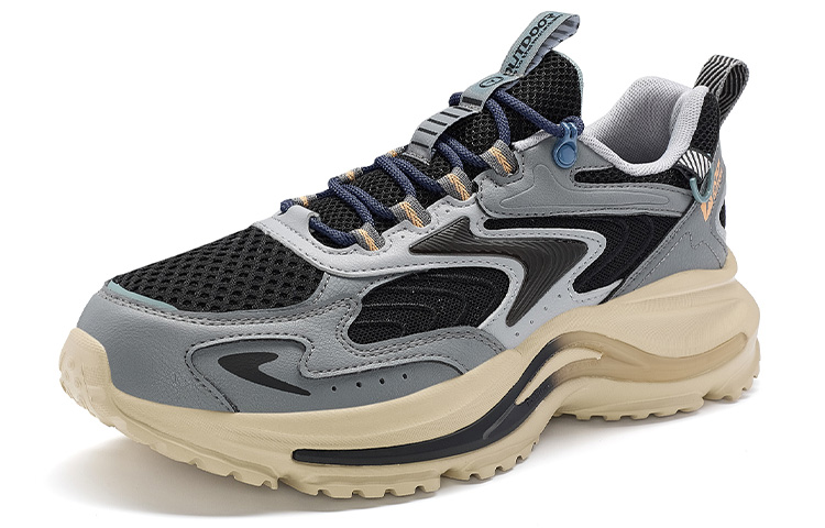 XTEP Infinity 2 Lightweight Coverage Low top Outdoor Shoes Men’s Black Gray