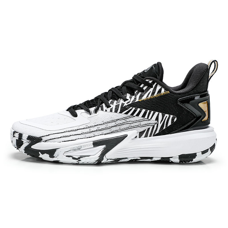 QIAODAN Slip Resistant, Abrasion Resistant, Breathable, Coverage, Lightweight, Grip Low top Basketball Shoes Men’s