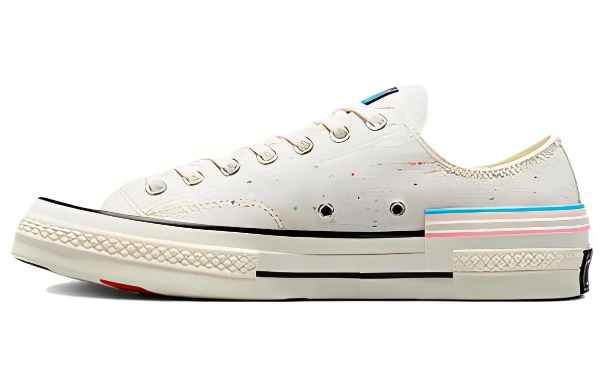 Converse Chuck 70 Versatile Abrasion Resistant Low top Canvas Shoes Unisex Ecru
